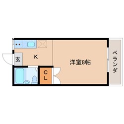 京終駅 徒歩2分 4階の物件間取画像